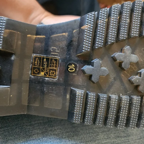 Jeffrey Campbell White Platform Combat Boots Chunky Lace Up Zip - Picture 4 of 5